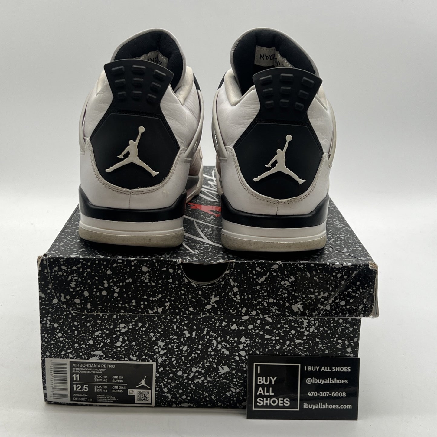 Size 11 - Air Jordan 4 Retro Mid Military Black (DH6927-111)