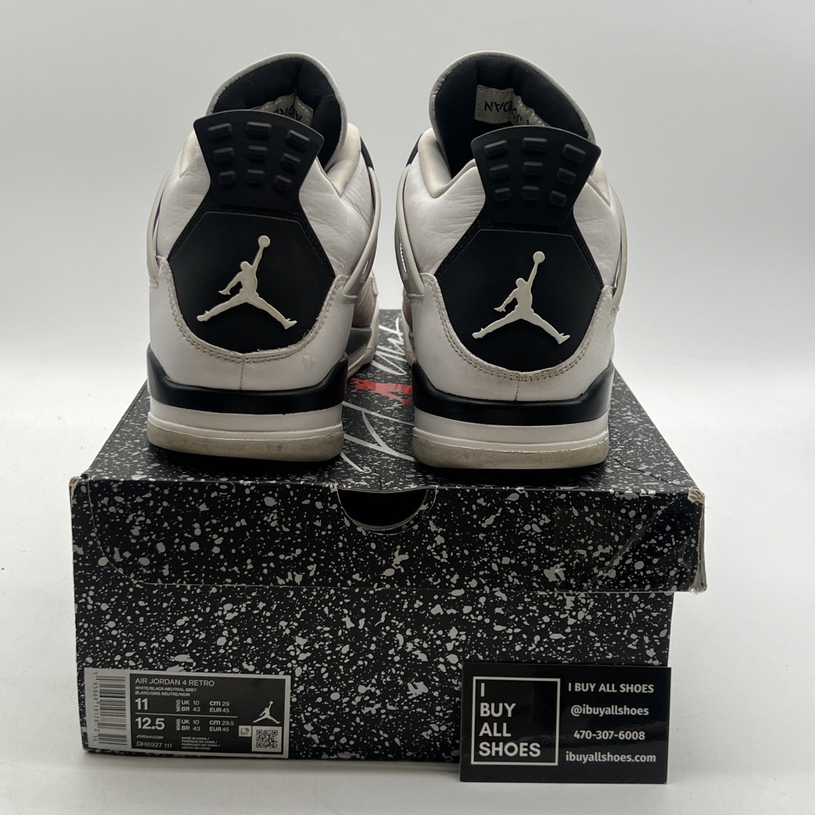 Size 11 - Air Jordan 4 Retro Mid Military Black (DH6927-111)
