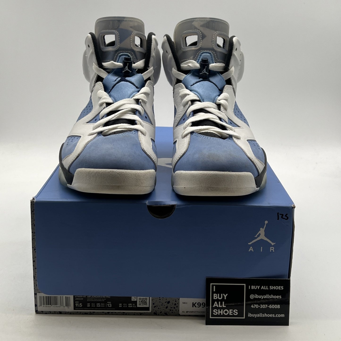 Size 11.5 - Air Jordan 6 Retro Mid UNC Home (CT8529-410)