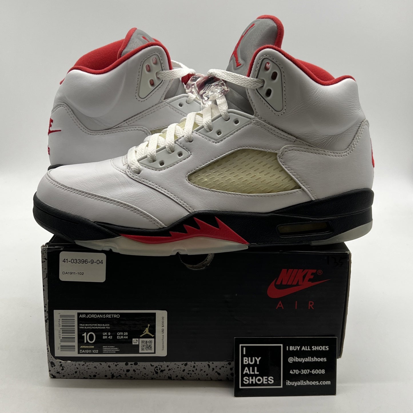 Size 10 - Air Jordan 5 Retro Mid Fire Red (DA1911-102)