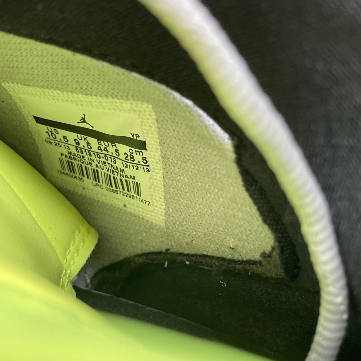 Size 10.5 - Jordan Melo 1.5 Wolf Grey Volt Ice Black Suede Leather (631310-013)