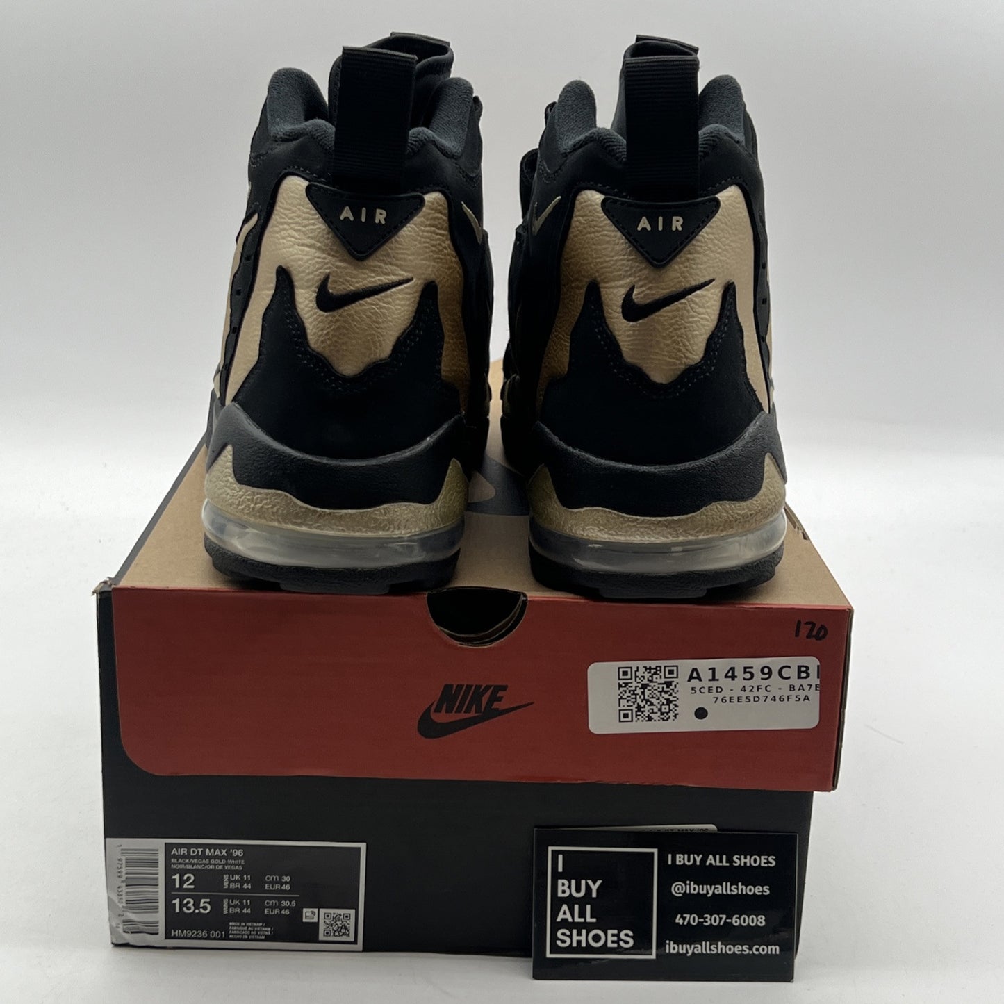 Size 12 - Air DT Max 96 Colorado Home Black Gold Suede (HM9236-001)