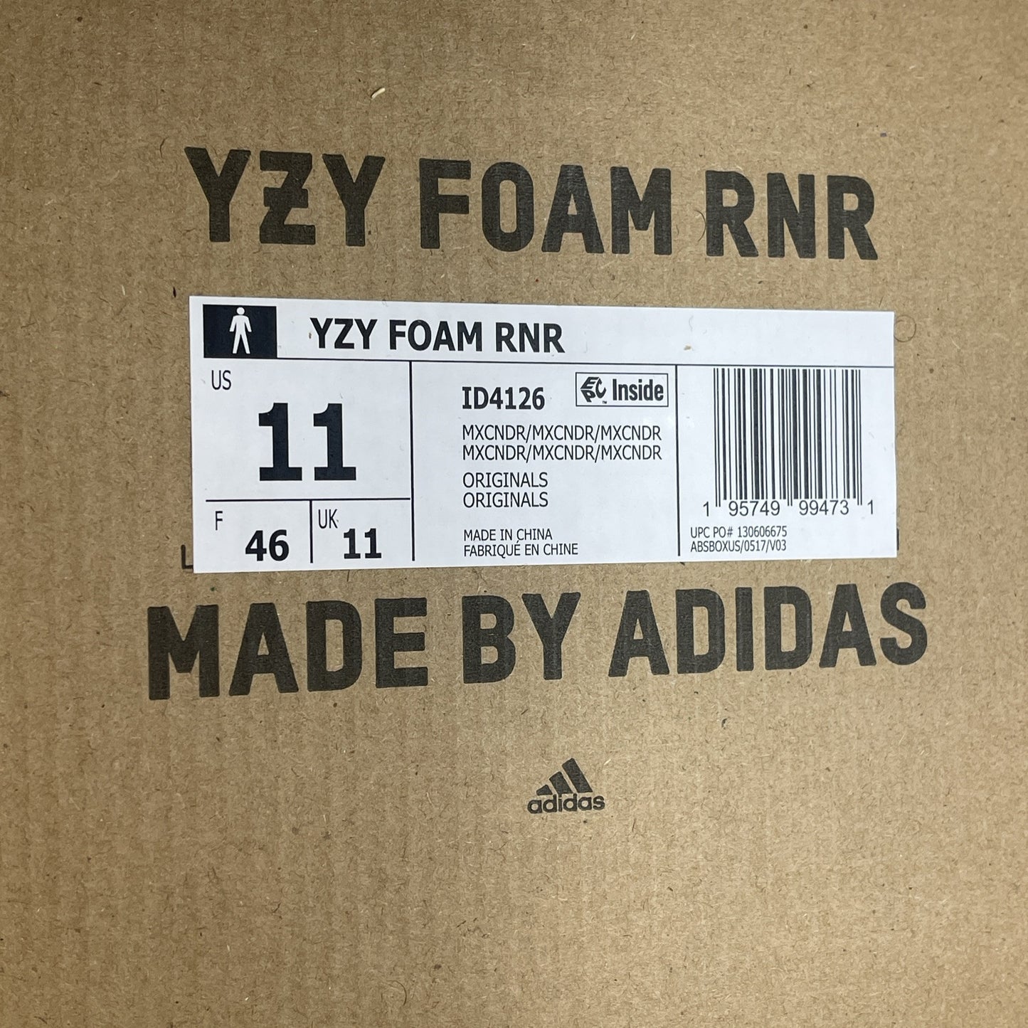 Size 11 - Foam Runner Mx Cinder Black Brown Blue Rubber (ID4126)