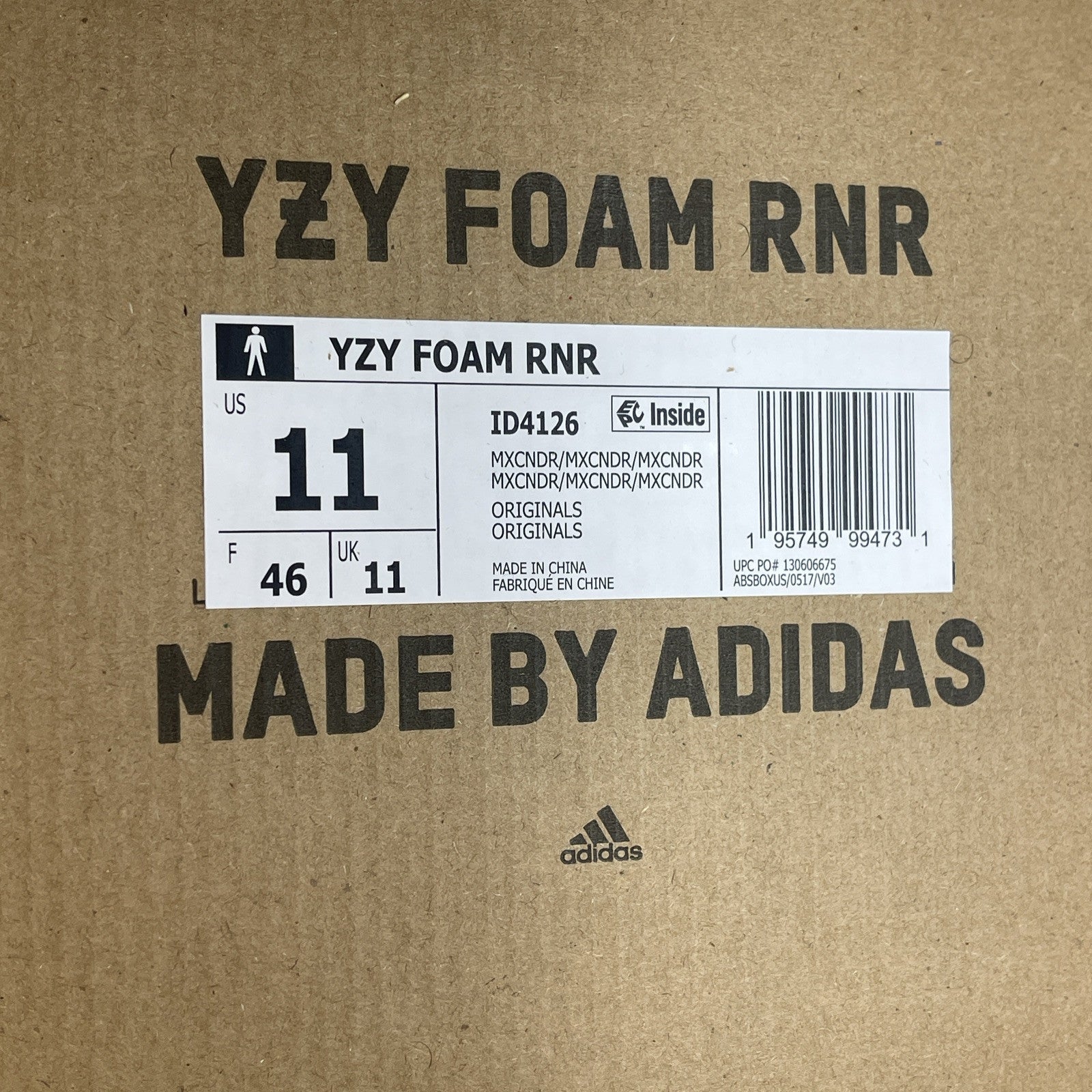 Size 11 - Foam Runner Mx Cinder Black Brown Blue Rubber (ID4126)