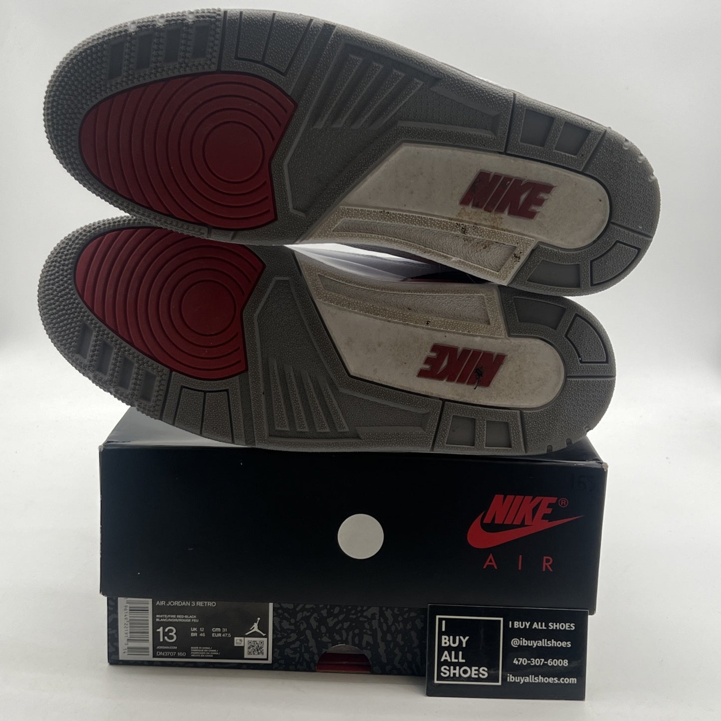 Size 13 - Air Jordan 3 Retro Mid Fire Red (DN3707-160)