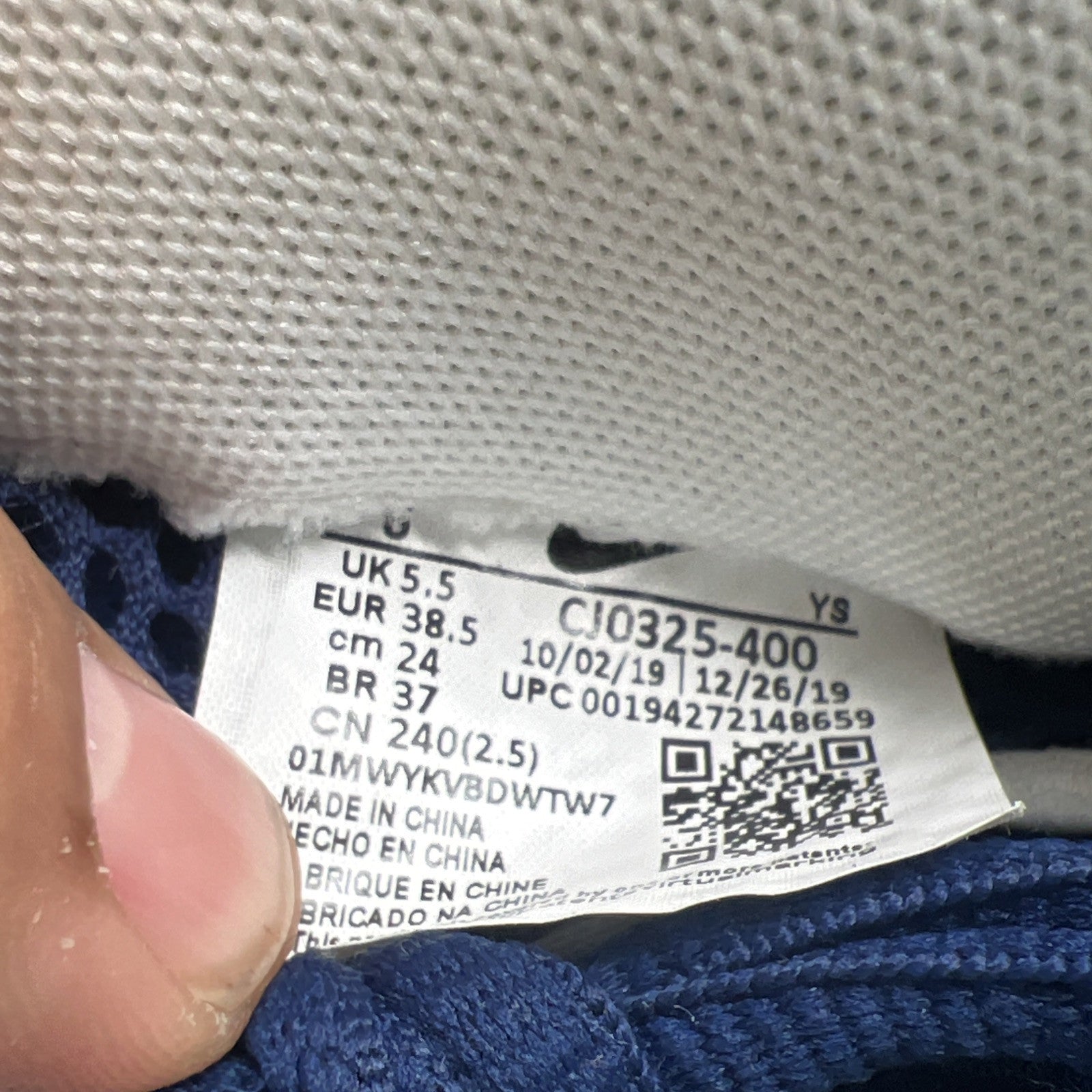 Size 6 - Nike Air Foamposite Pro USA (CJ0325-400)