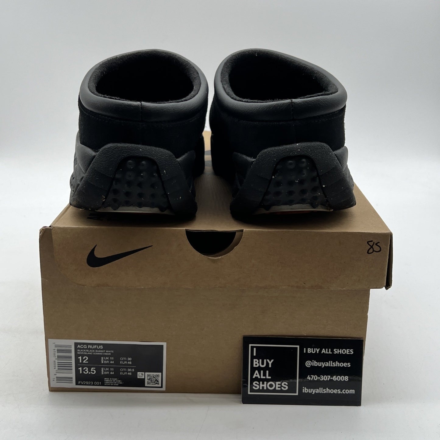 Size 12 - Nike ACG Rufus Triple Black (FV2923-001)