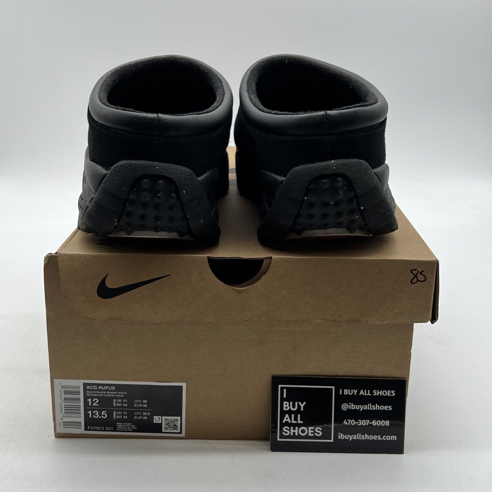 Size 12 - Nike ACG Rufus Triple Black (FV2923-001)