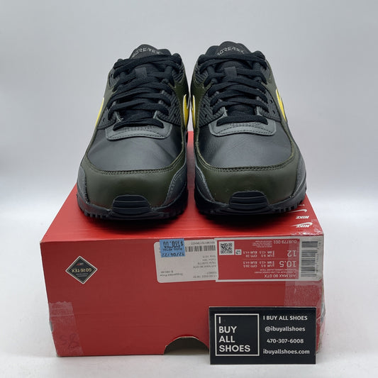 Size 10.5 - Nike Air Max 90 GORE-TEX Tour Yellow Cargo Khaki (DJ9779-001)