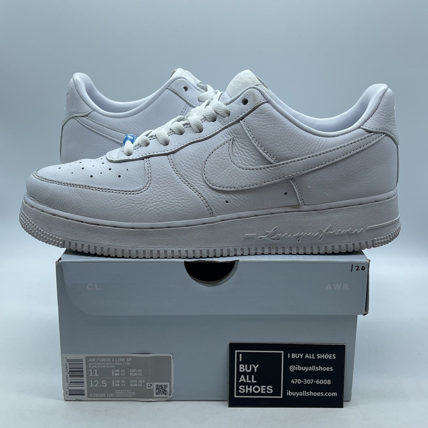 Size 11 - Nike Air Force 1 x NOCTA Low Certified Lover Boy White (CZ8065-100)