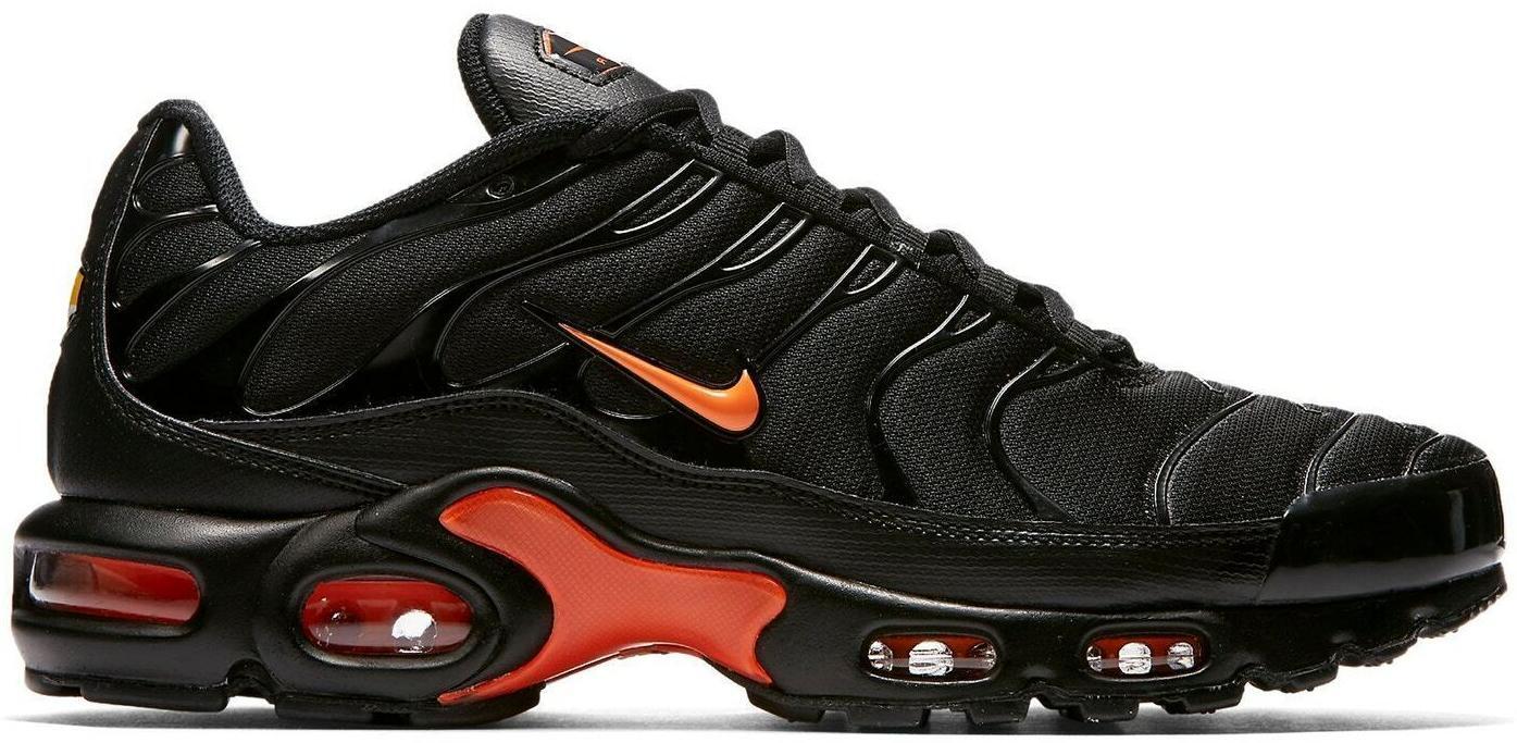 Size 12 - Nike Air Max Plus Black Orange Suede Leather (AO9564-001)