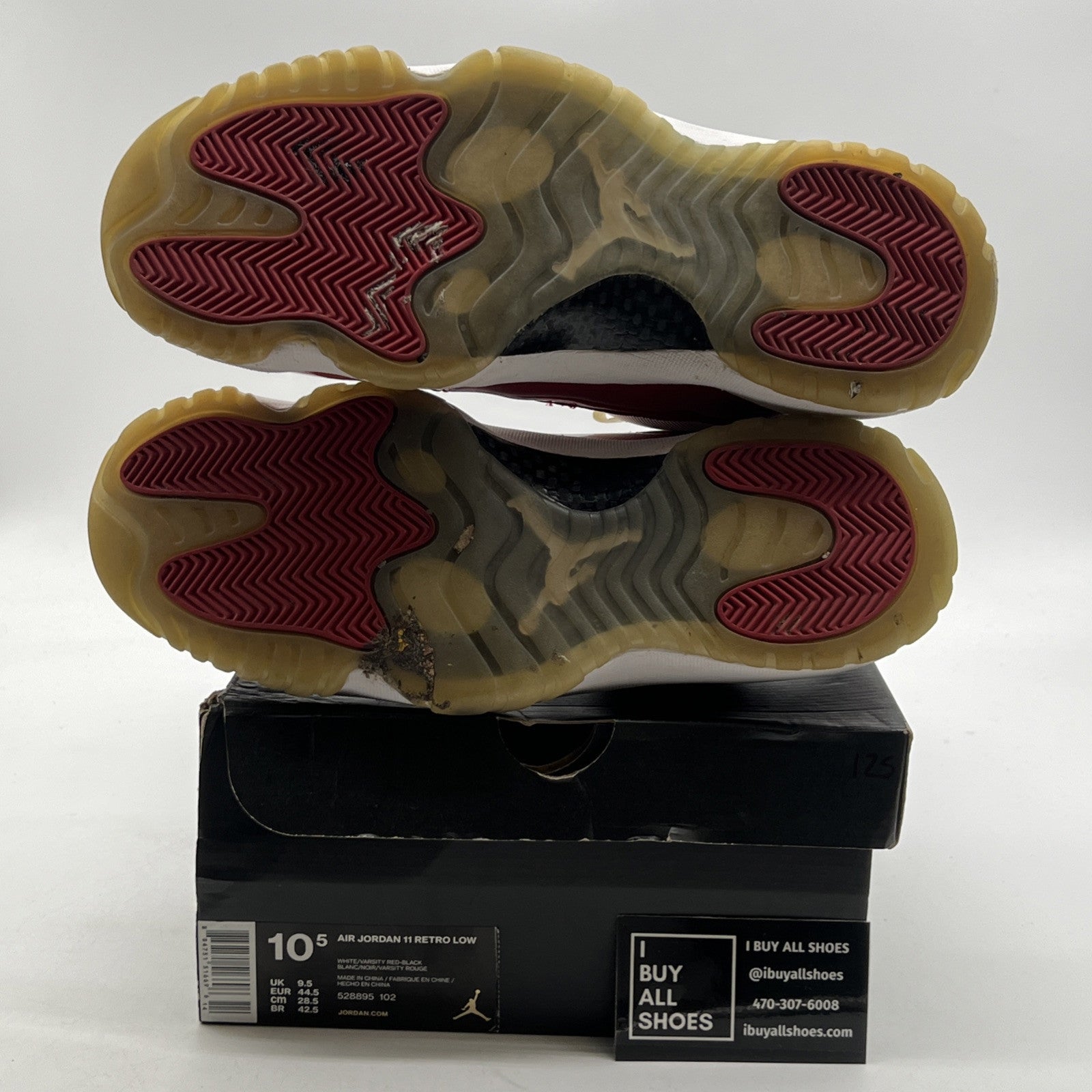 Size 10.5 - Air Jordan 11 Retro 2016 Low Cherry (528895-102)