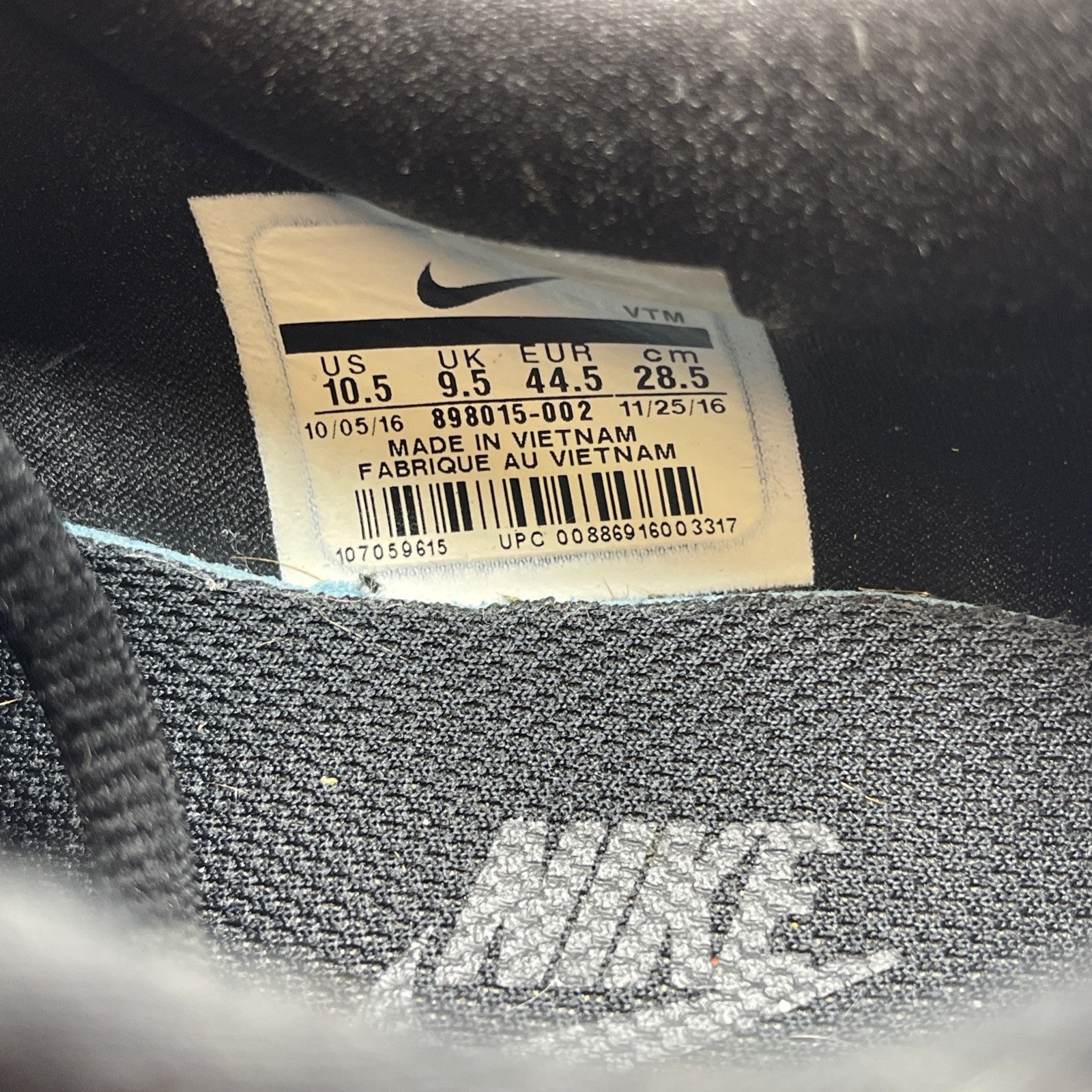 Size 10.5 - Nike Air Max Plus TN Ultra Triple Black Suede (898015-002)