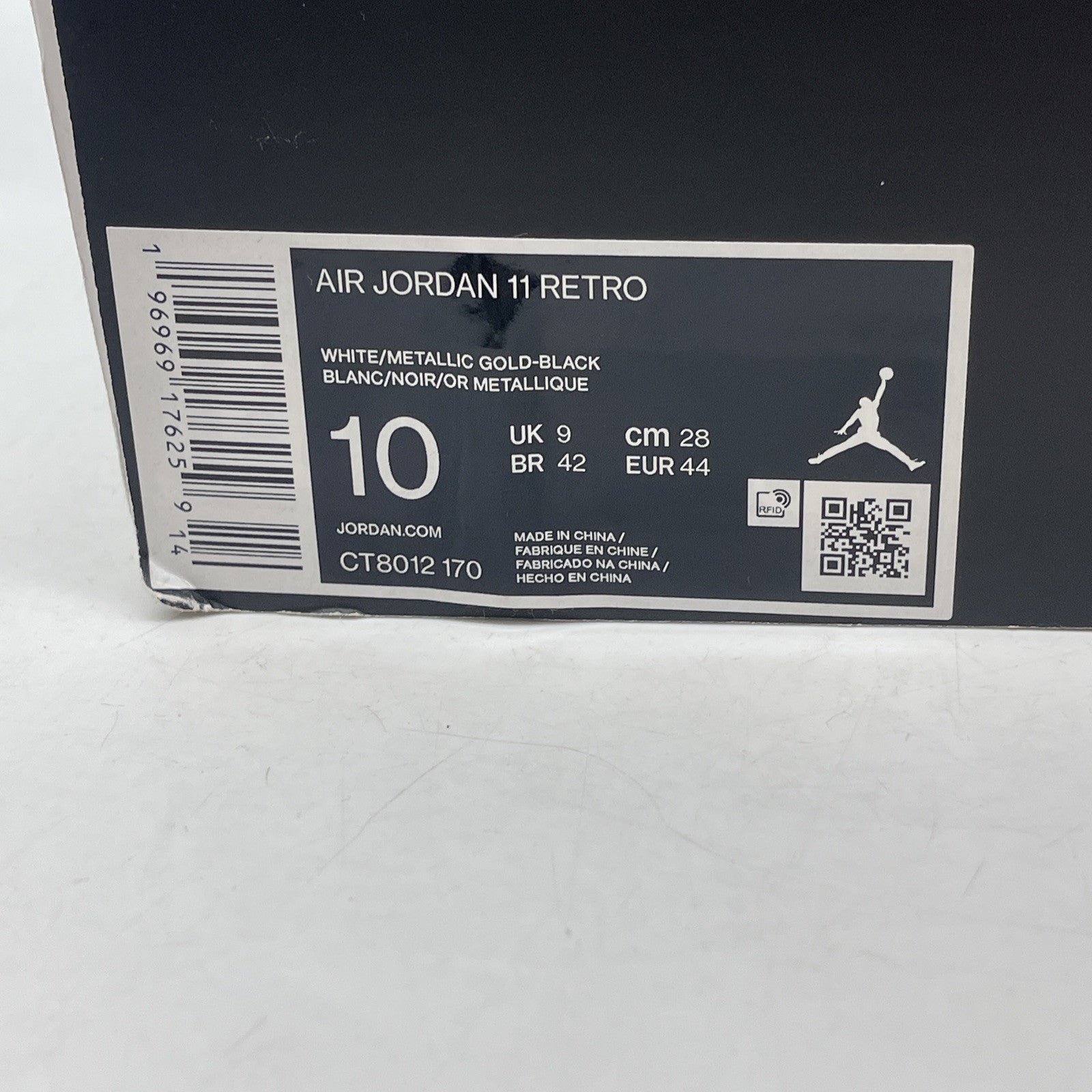Size 10 - Jordan 11 Retro Mid Gratitude / Defining Moments black White Leather