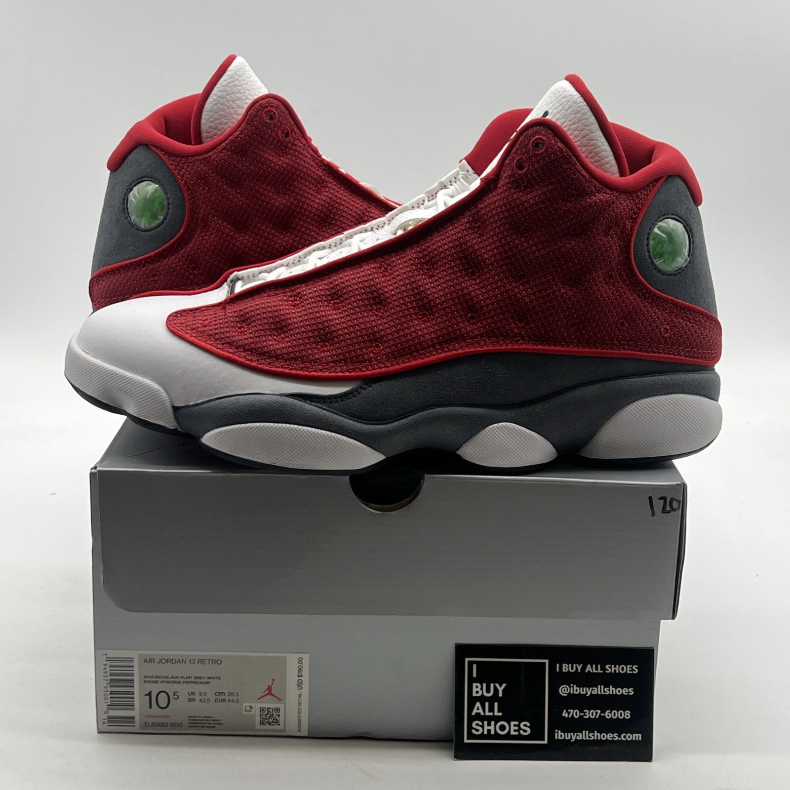 Size 10.5 - Air Jordan 13 Red/White - (DJ5982-600)