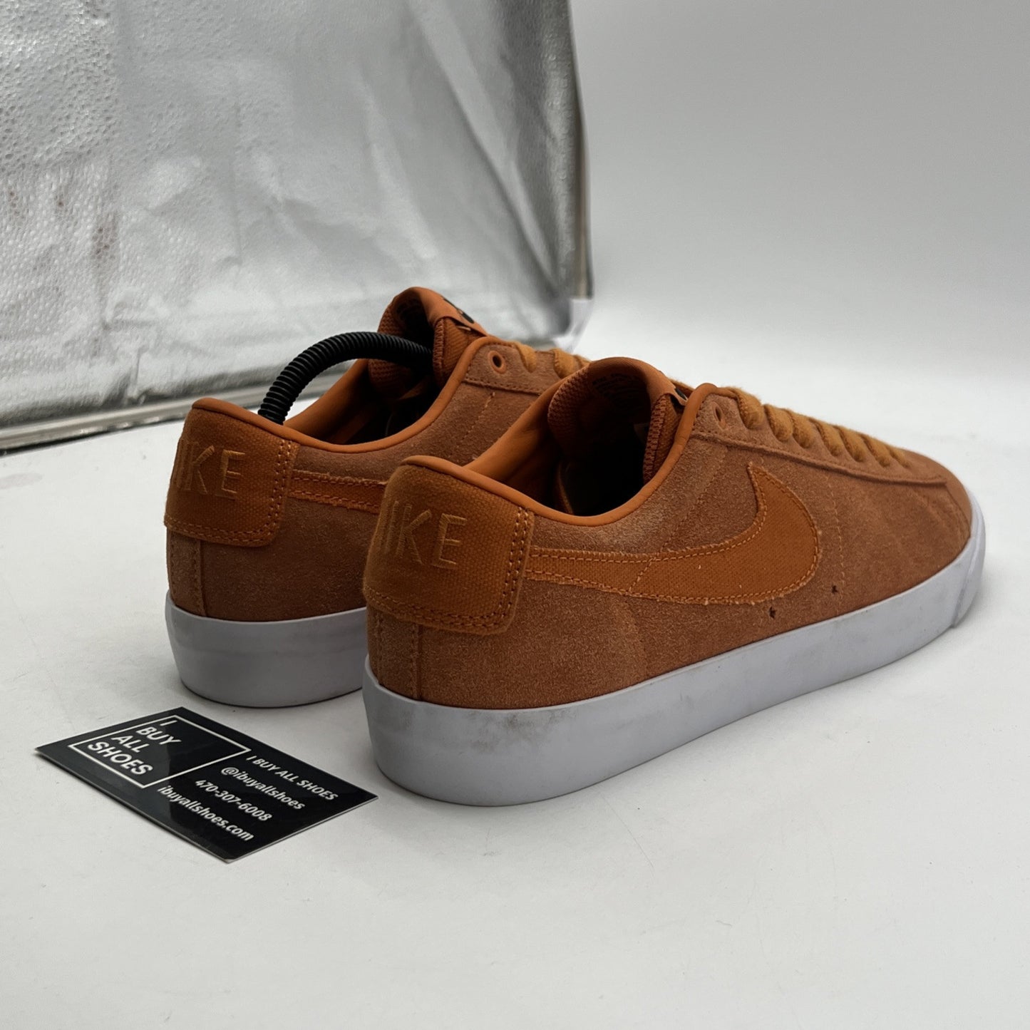 Size 10 - Nike Blazer GT SB Low Cinder Orange (704939-800)