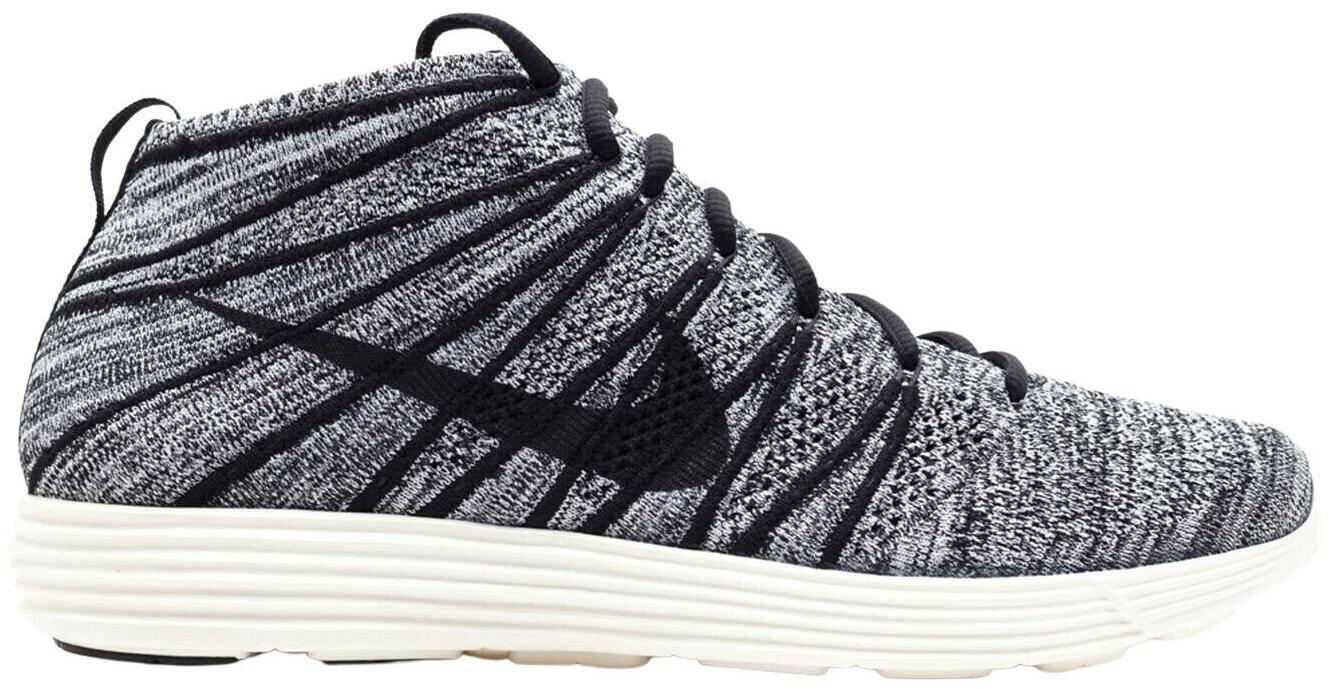 Size 10 - Nike Lunar Flyknit Chukka Black Sail (554969-002)