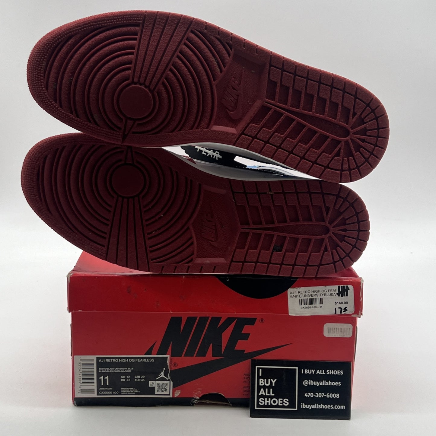 Size 11 - Air Jordan 1 Retro OG High Fearless (CK5666-100)