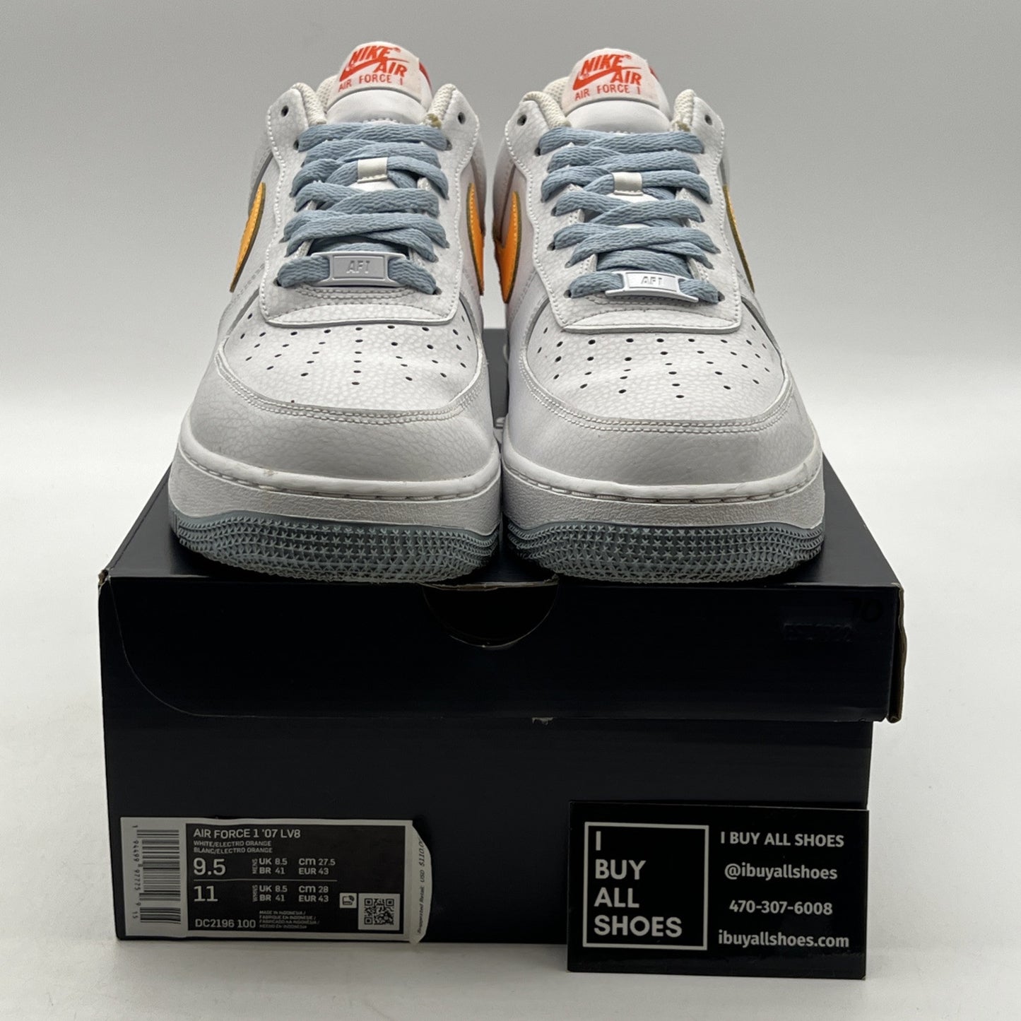 Size 9.5 - Nike Air Force 1 '07 LV8 Be Kind (DC2196-100)