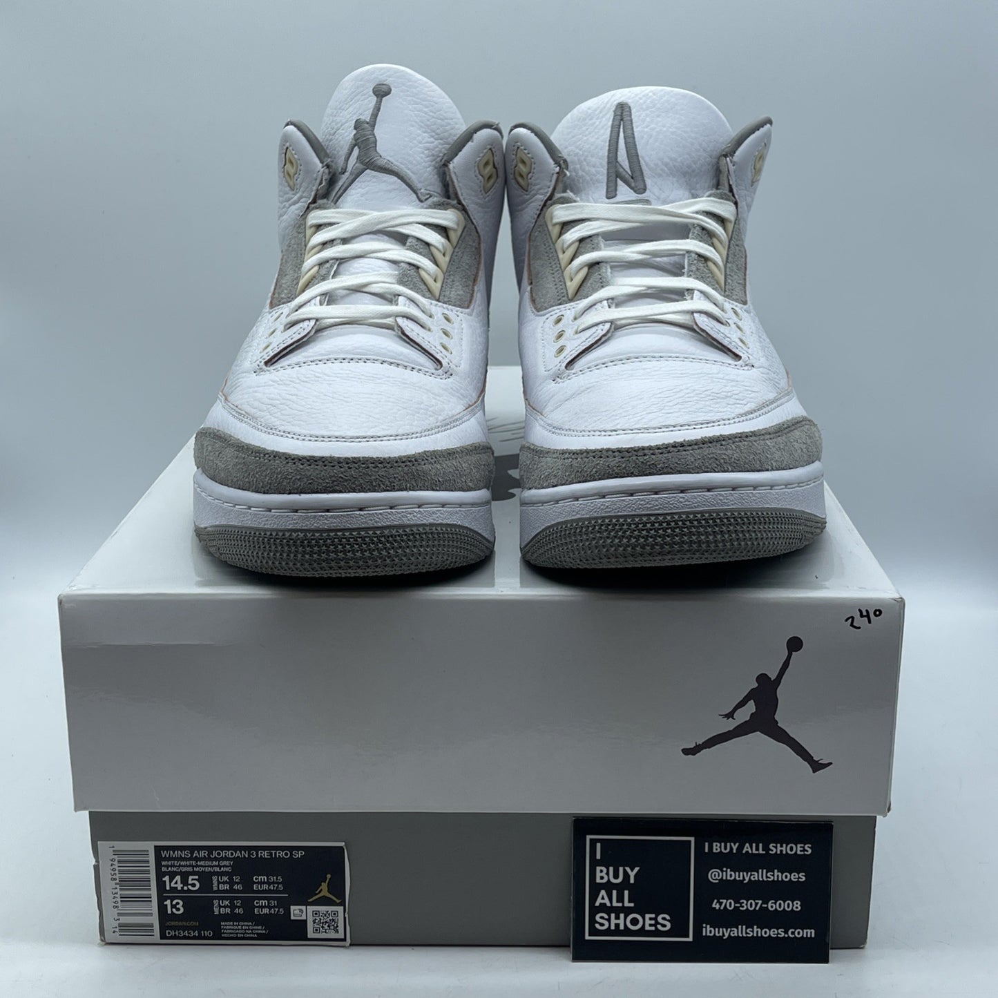 Size 14.5W - Jordan 3 Retro SP x A Ma Maniere Low Raised By Women (DH3434-110)