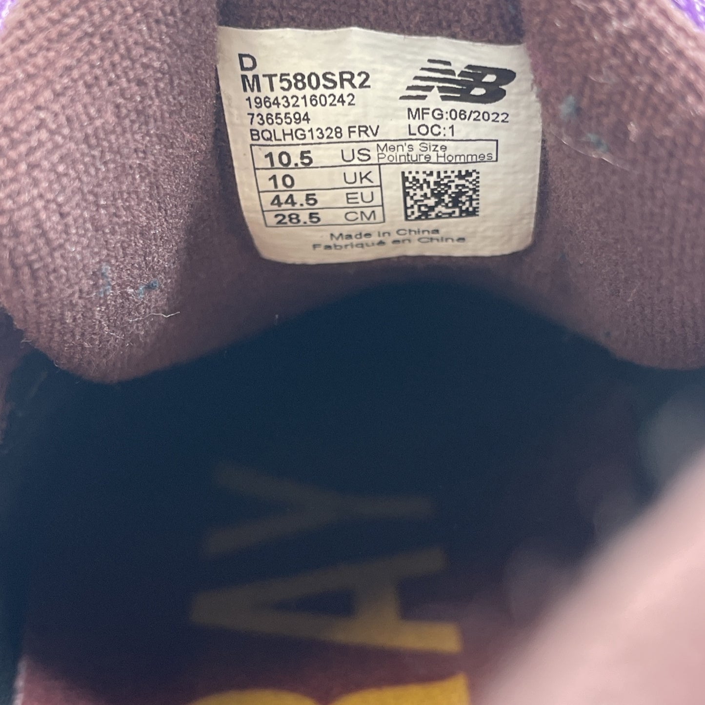 Size 10.5 - New Balance Stray Rats x 580 Tribute to 2007 - Burgundy (MT580SR2)