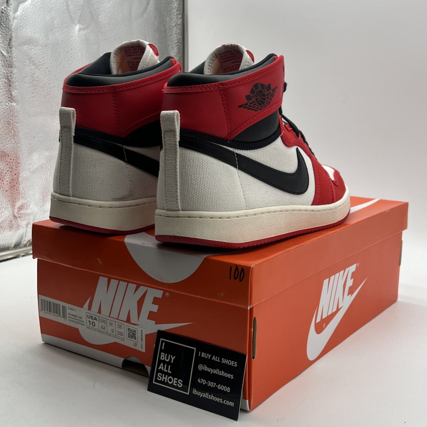 Size 10 - Nike Air Jordan 1 KO 2021 Chicago (DA9089-100)