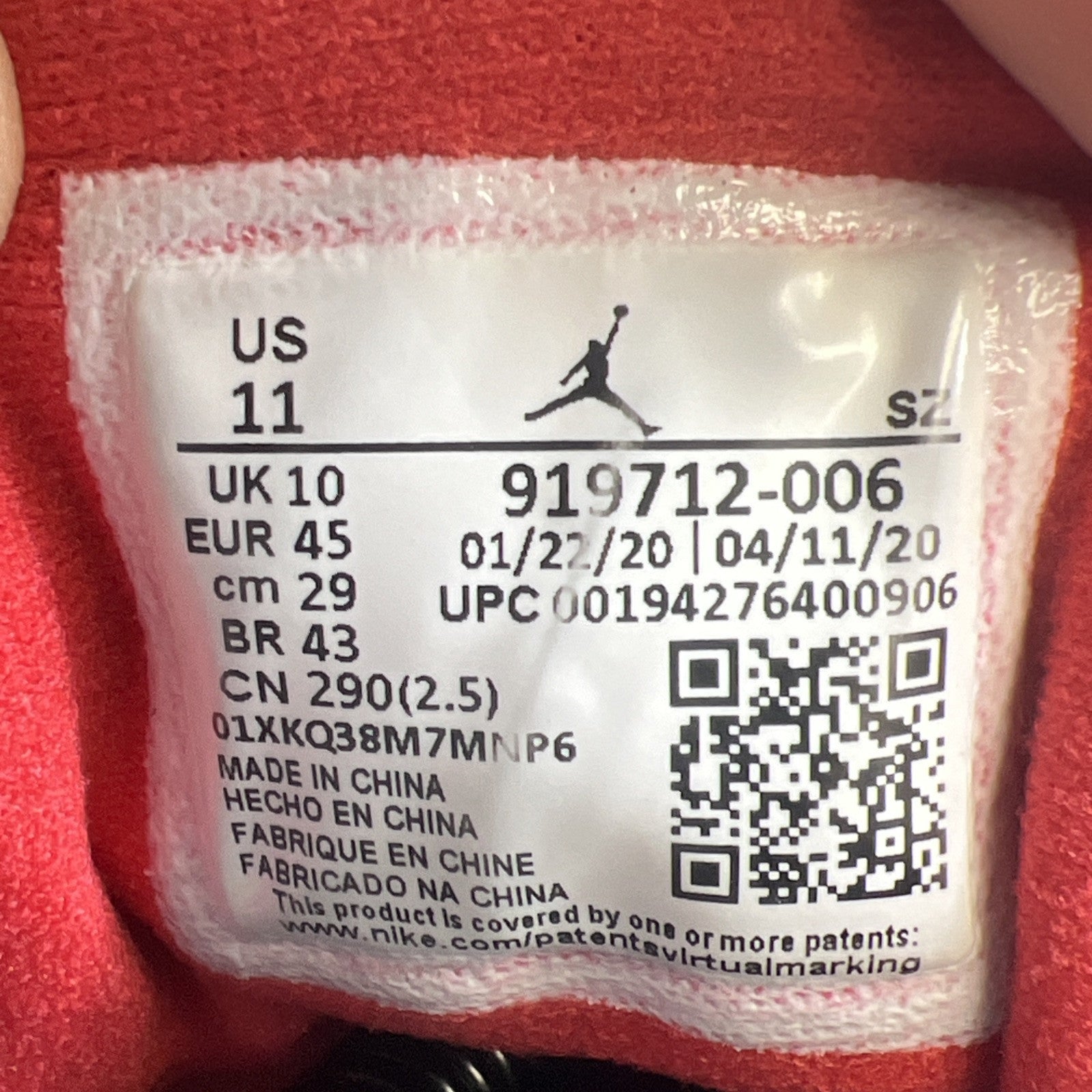 Size 11 - Air Jordan 11 Retro IE Low Black Cement (919712-006)