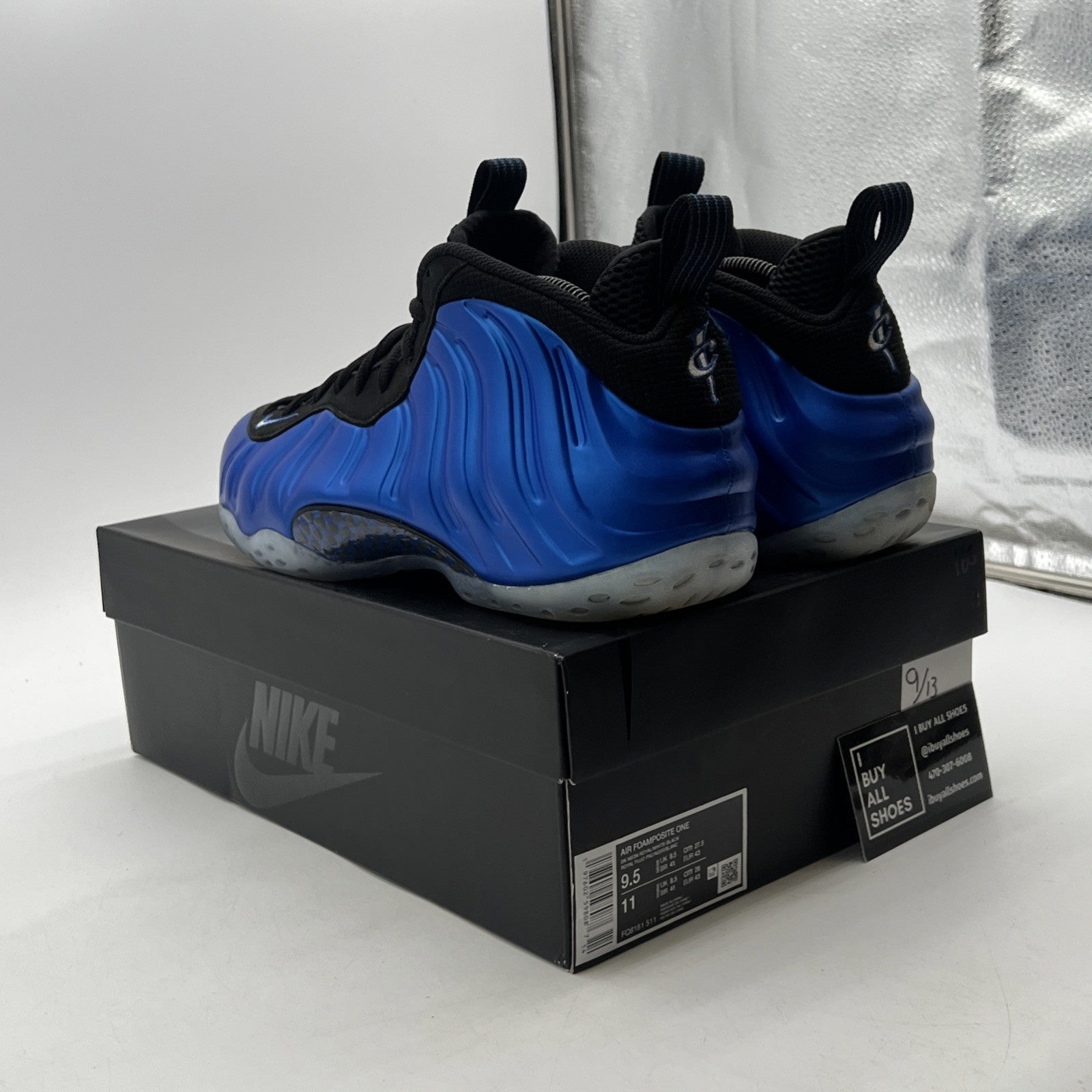 Size 9.5 - Nike Air Foamposite One 2024 Royal (FQ8181-511)