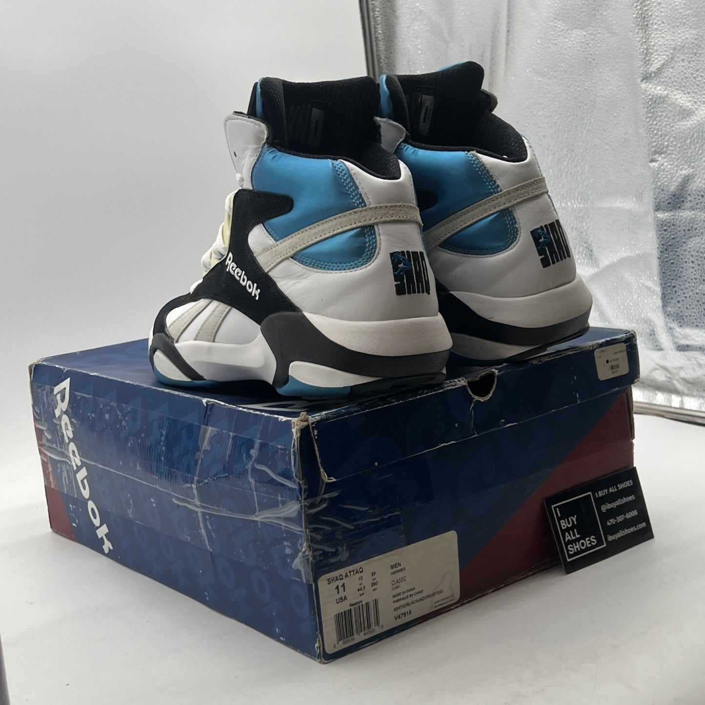 Size 11 - Reebok Shaq Attaq 2013 Orlando Magic (V47915)