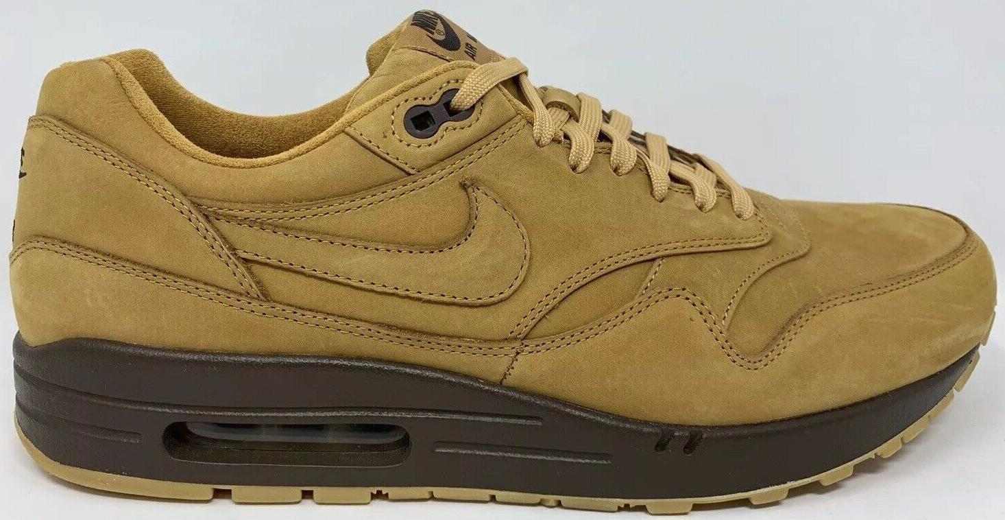 Size 13 - Nike Air Max 1 QS Flax Brown Suede (704997-200)