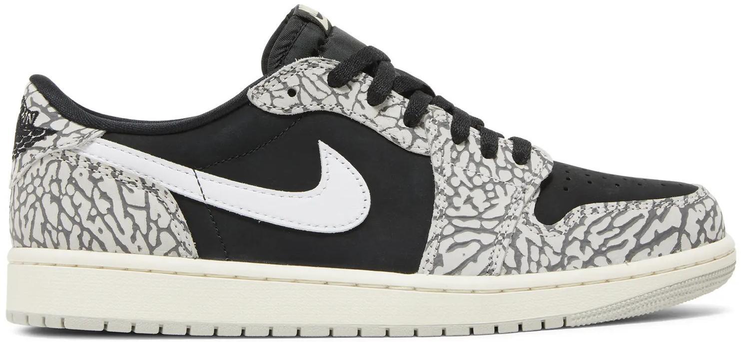 Size 12 - Air Jordan 1 Retro OG Low Black Cement (CZ0790-001)
