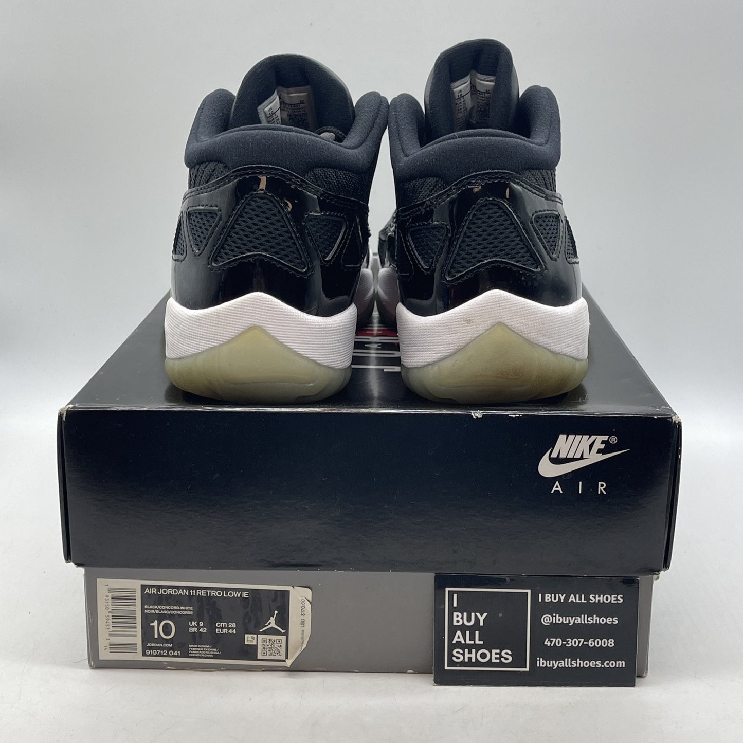 Size 10 - Air Jordan 11 Retro IE Low Space Jam Suede Leather (919712-041)