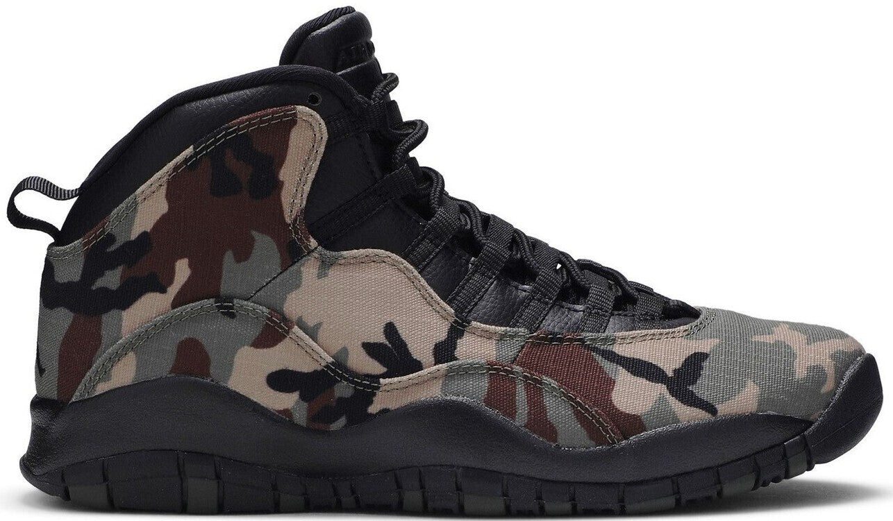 Size 10.5 - Air Jordan 10 Retro Woodland Camo (310805-201)