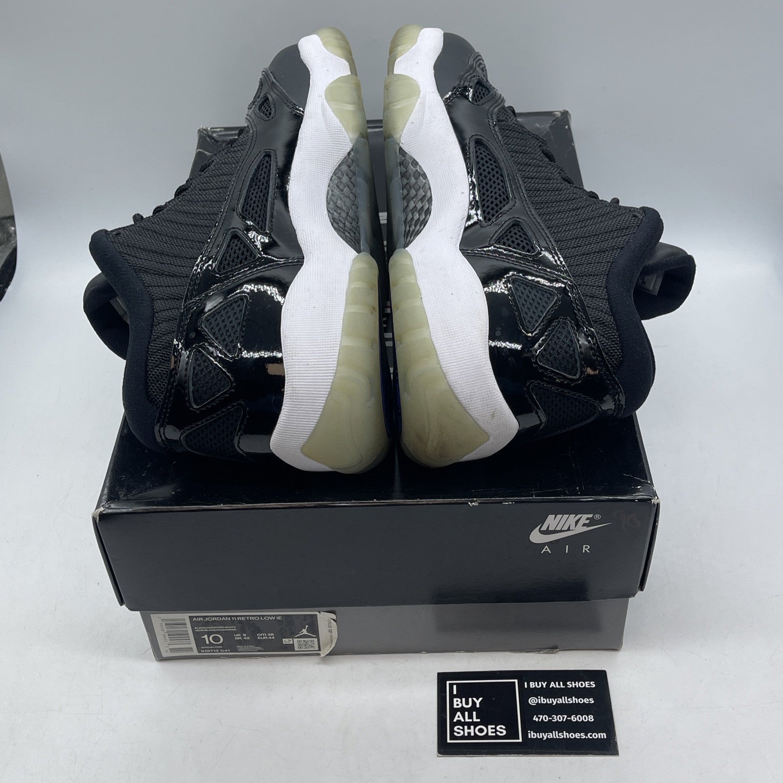 Size 10 - Air Jordan 11 Retro IE Low Space Jam Suede Leather (919712-041)