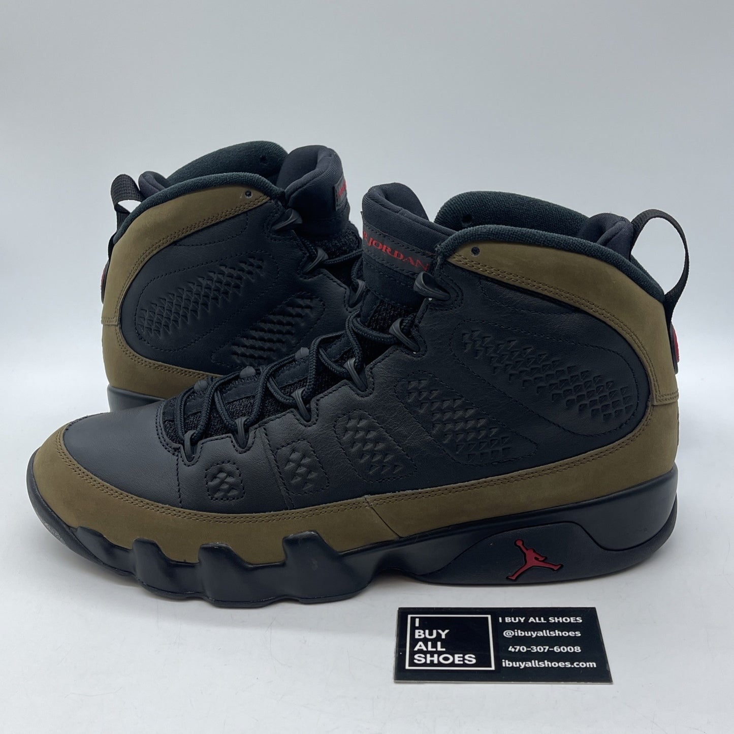 Size 14 - Air Jordan 9 Retro 2024 Olive Black Suede Leather (HV4794-030)