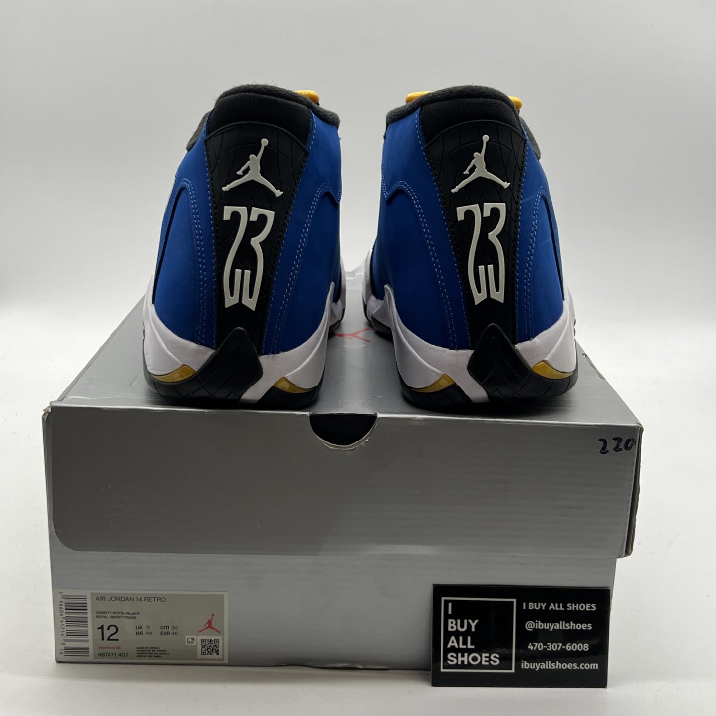 Size 12 - Air Jordan 14 Retro Laney (487471-407)