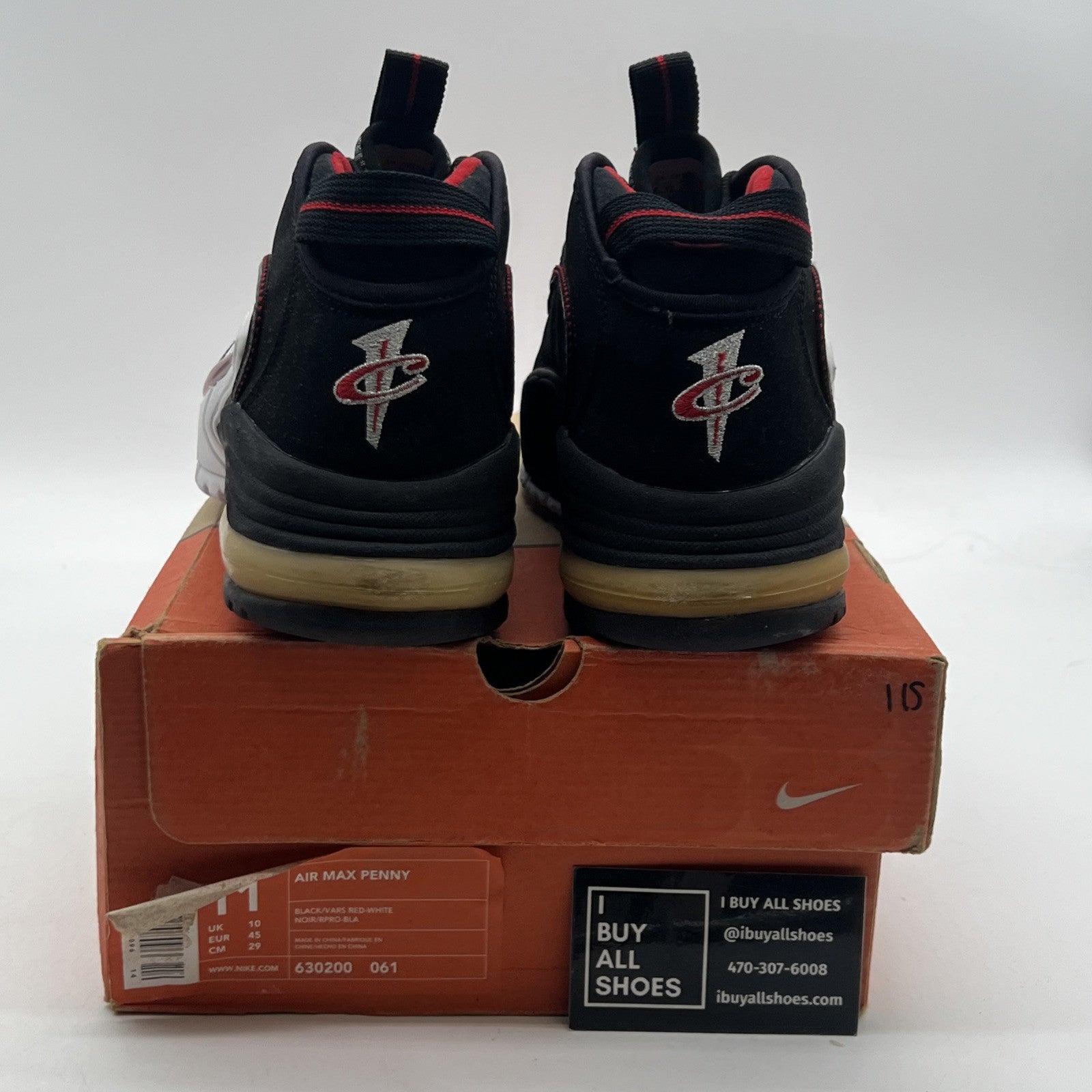 Size 11 - Nike Air Max Penny Black (630200-061)