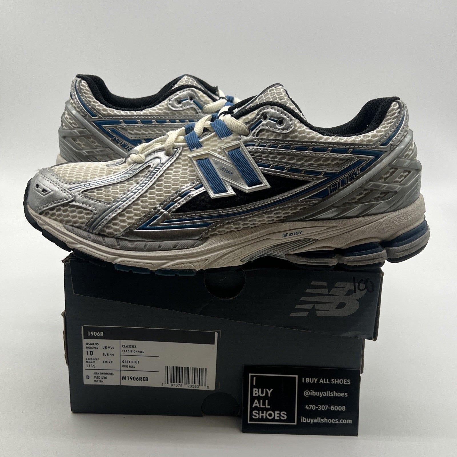 Size 10 - New Balance 1906R Silver Blue Agate (M1906REB)