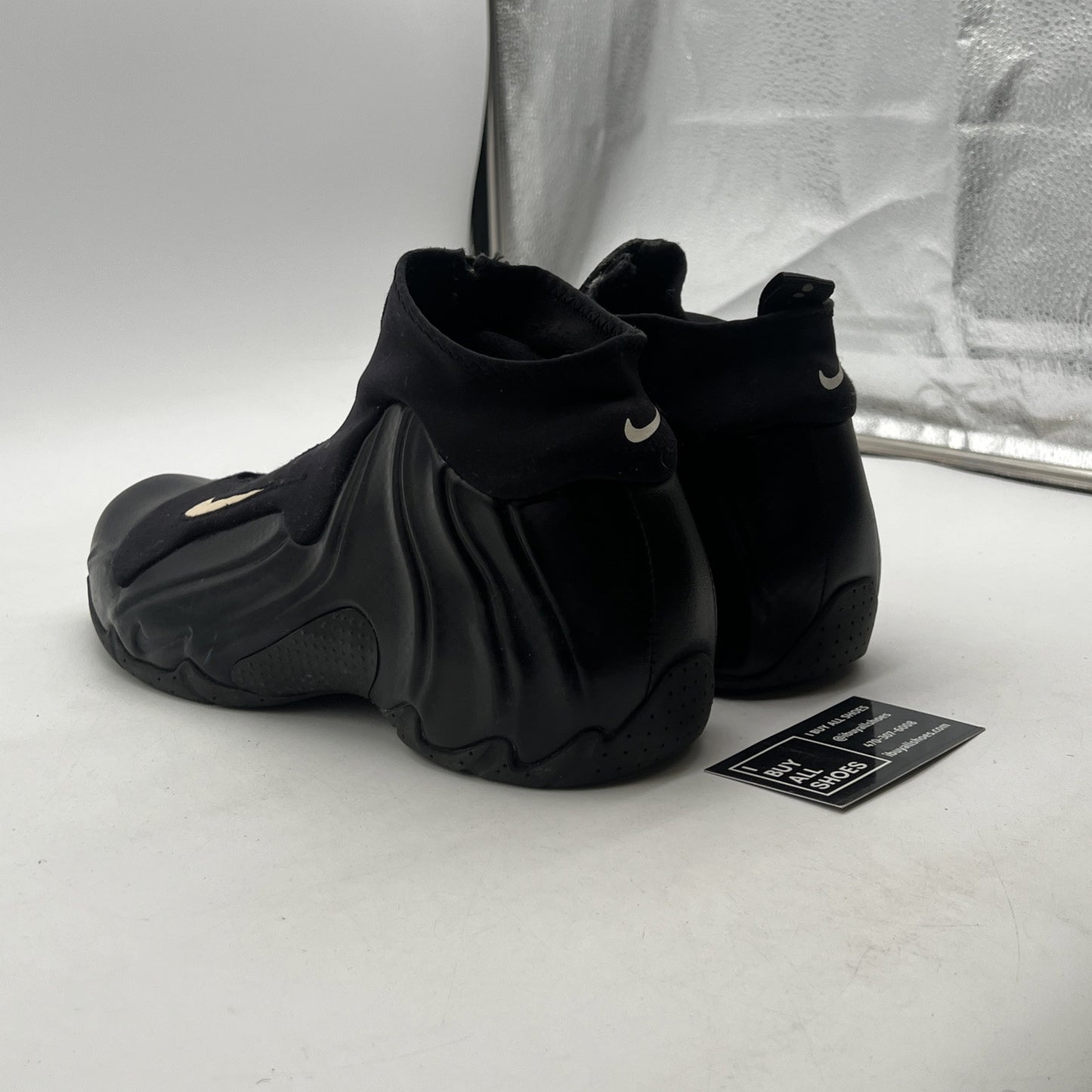 Size 10.5 - Nike Air Flightposite 2014 Carbon Fiber (642307-001)