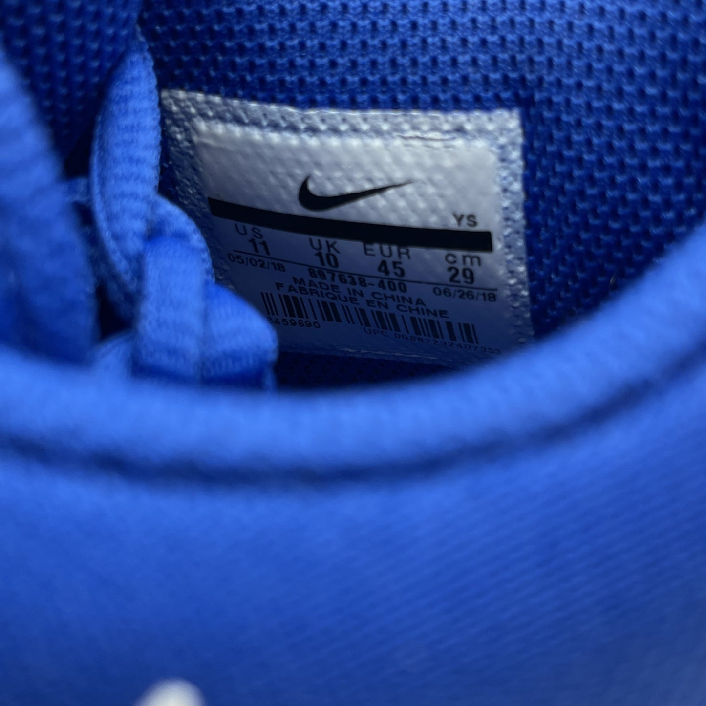 Size 11 - Nike KD Trey 5 V Warriors Blue White Suede Leather (DA7767-603