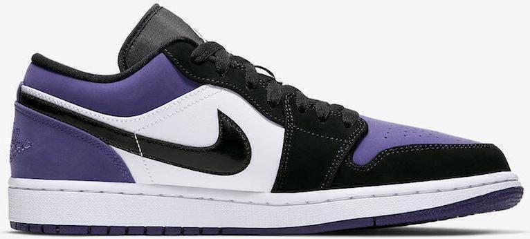 Size 10.5 - Air Jordan 1 Low Court Purple (553558-125)