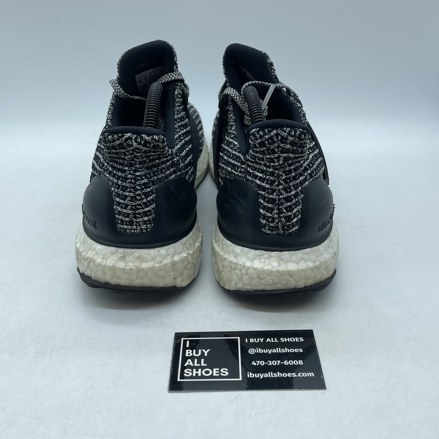 Size 10.5 - adidas UltraBoost 4.0 'Cookies and Cream Black Suede Leather