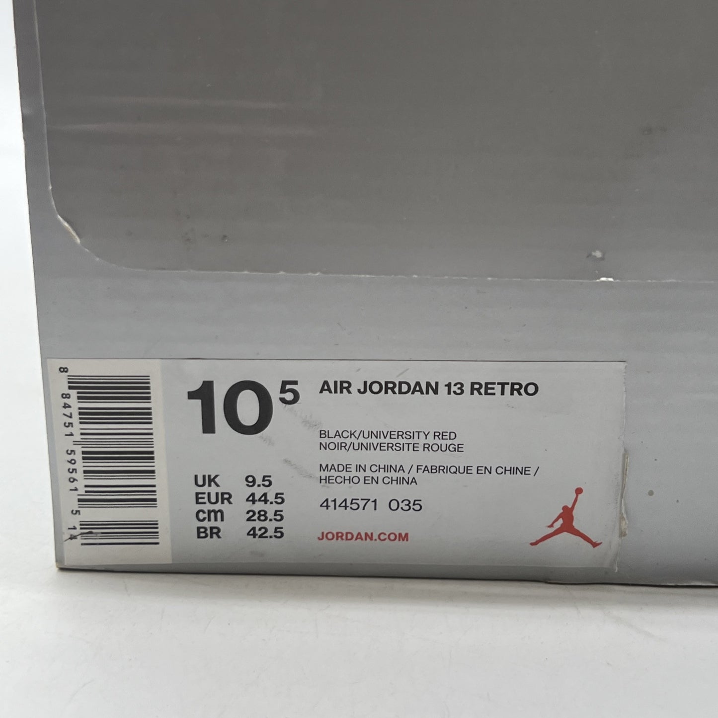 Size 10.5 - Air Jordan 13 Retro B-Grade Melo Class of 2002 (414571-035)
