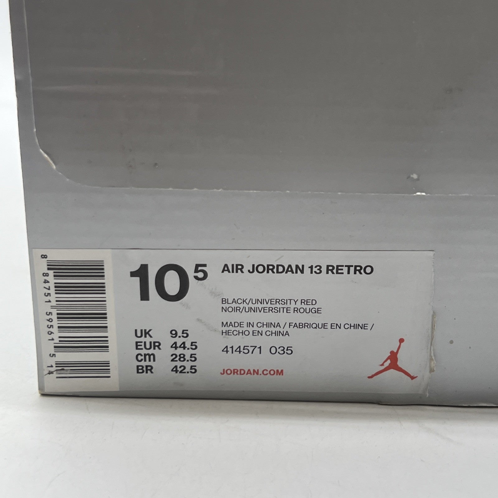 Size 10.5 - Air Jordan 13 Retro B-Grade Melo Class of 2002 (414571-035)