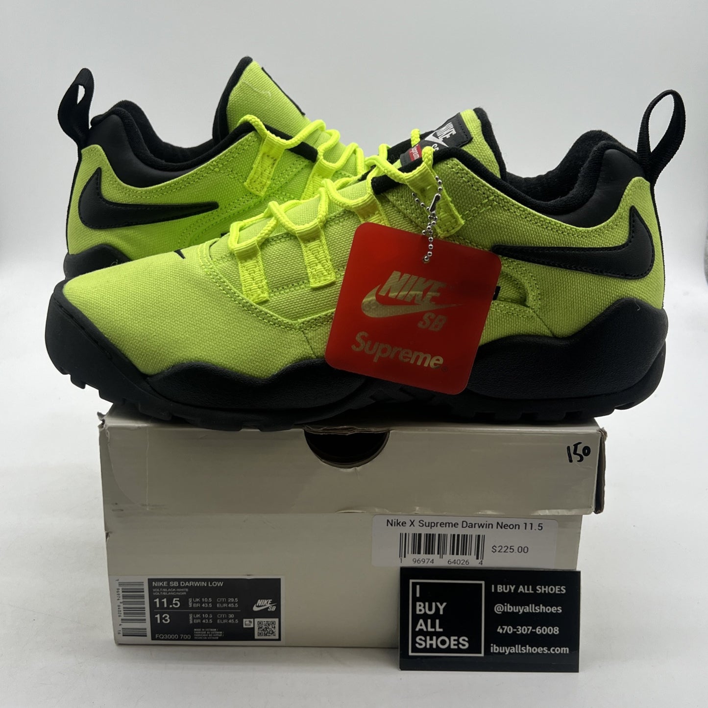 Size 11.5 - Nike Supreme x Darwin SB Low Volt (FQ3000-700)