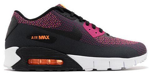 Size 10 - Nike Air Max 90 Jacquard Black Purple Orange Suede (631750-500)