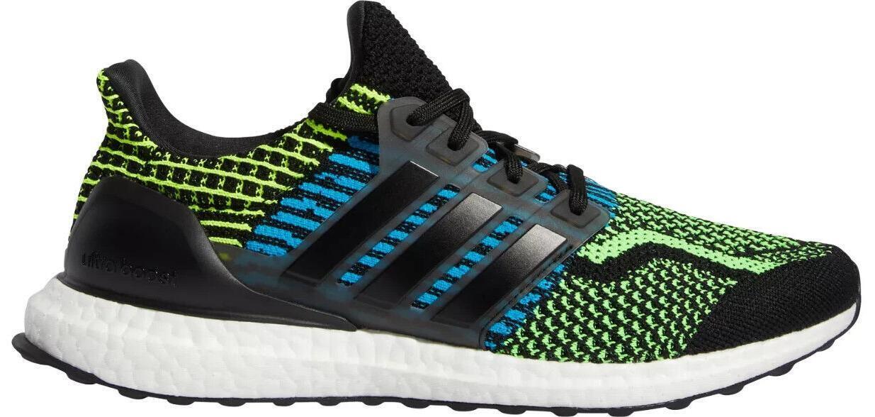 Size 10 - adidas UltraBoost 5.0 DNA Black Team Solar Green (GX4103)