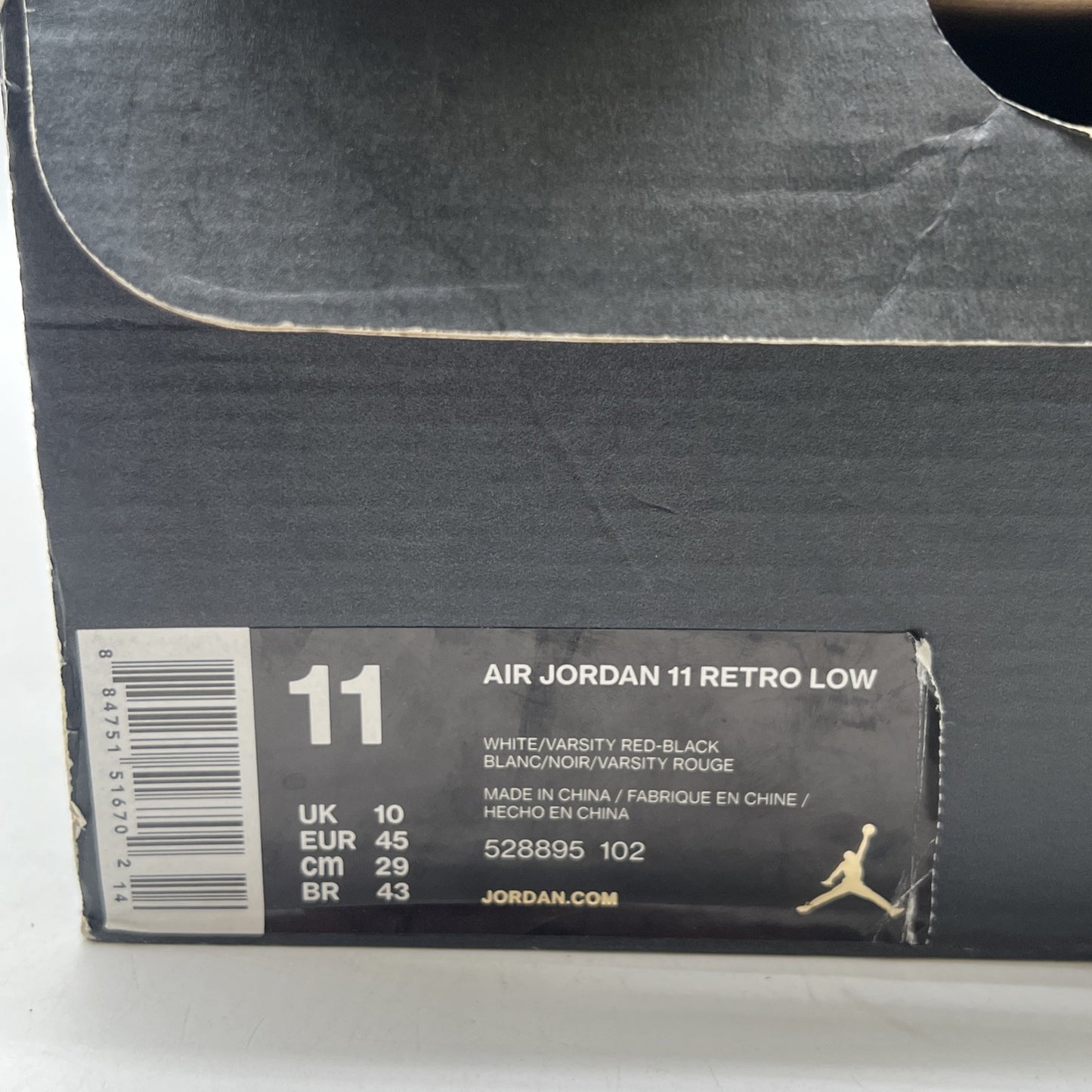 Size 11 - Air Jordan 11 Retro 2016 Low Cherry (528895-102)