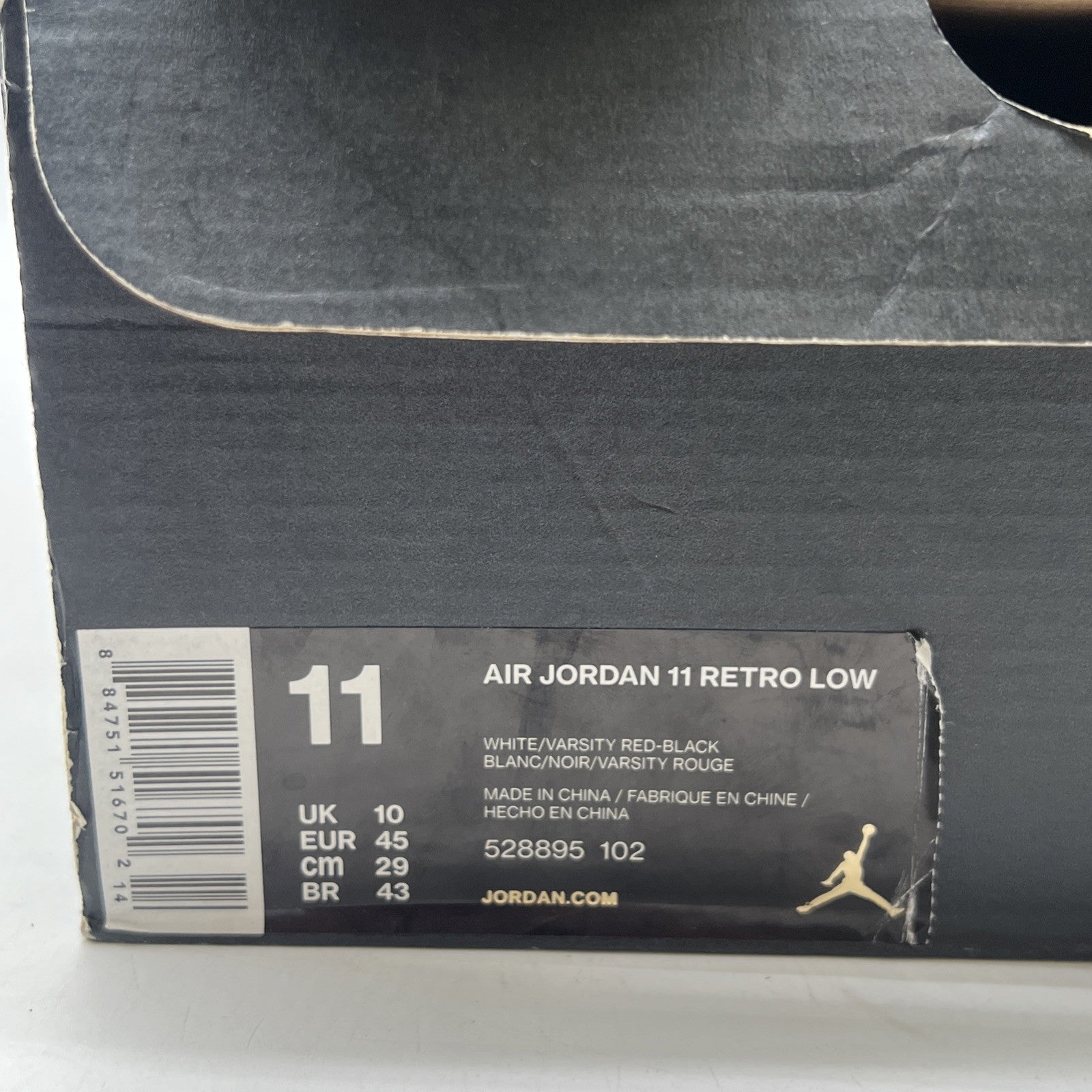 Size 11 - Air Jordan 11 Retro 2016 Low Cherry (528895-102)