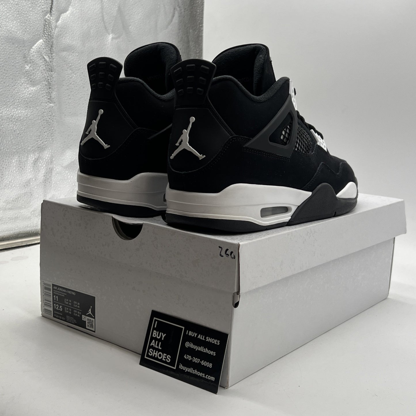 Size 11 - Air Jordan 4 Retro White Thunder (FQ8138-001)